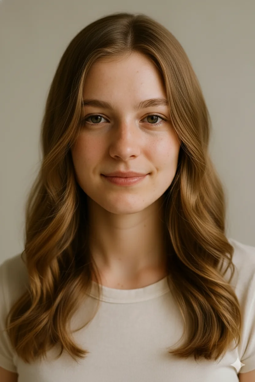 Beach waves hairstyle