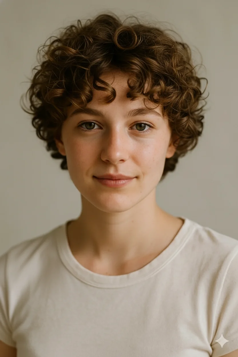 Curly Pixie / Coily Crop hairstyle reference