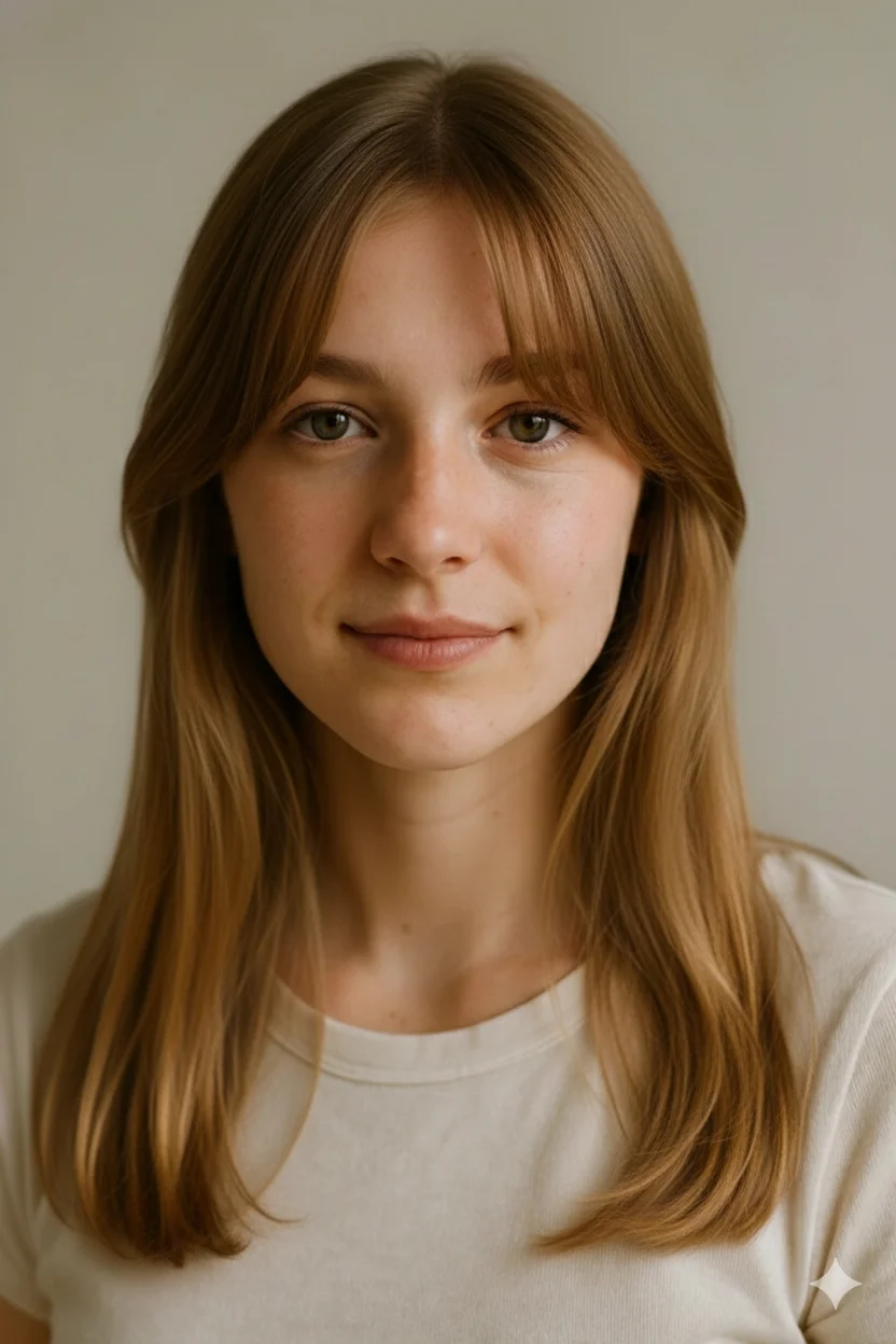 Curtain Bangs - 2026 trending hairstyle