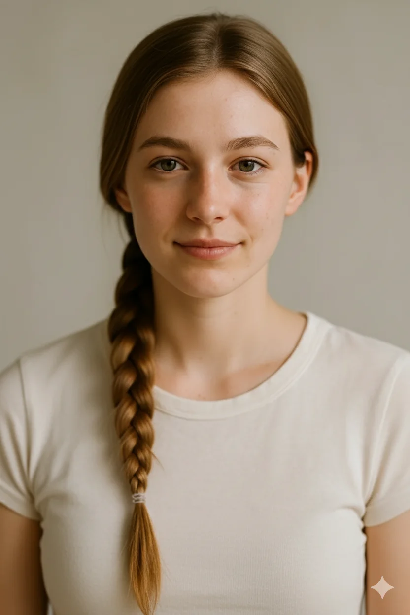 Three-Strand Braid hairstyle