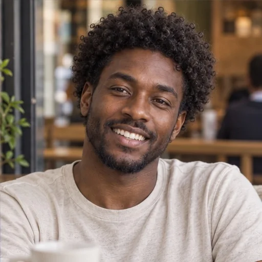 Curly top hairstyle reference
