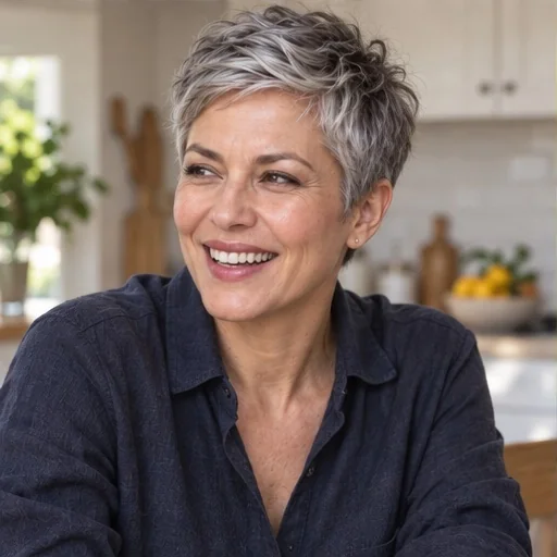 Classic pixie cut hairstyle reference