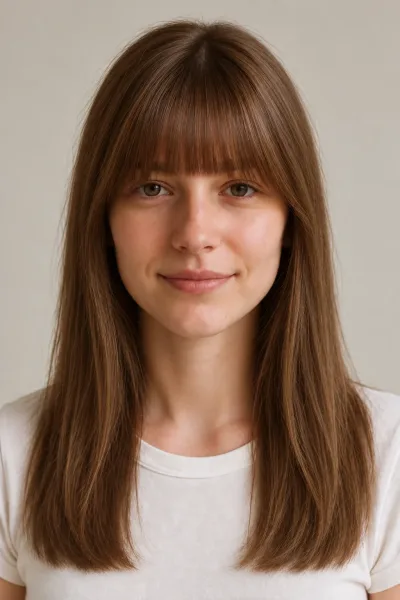 Blunt Bangs hairstyle reference